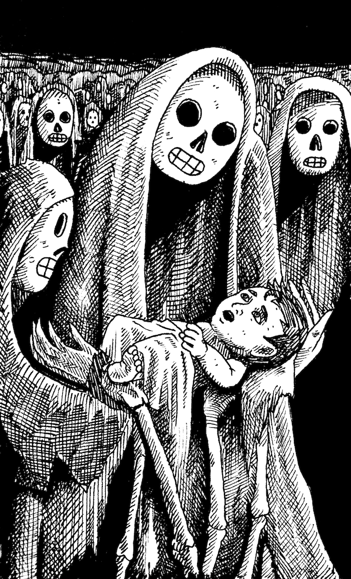Rebirth in Unity Web. Traditional artwork by Neil Saldana-O'Brien.