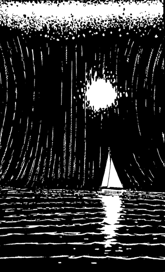 Calm Web. Traditional artwork by Neil Saldana-O'Brien.