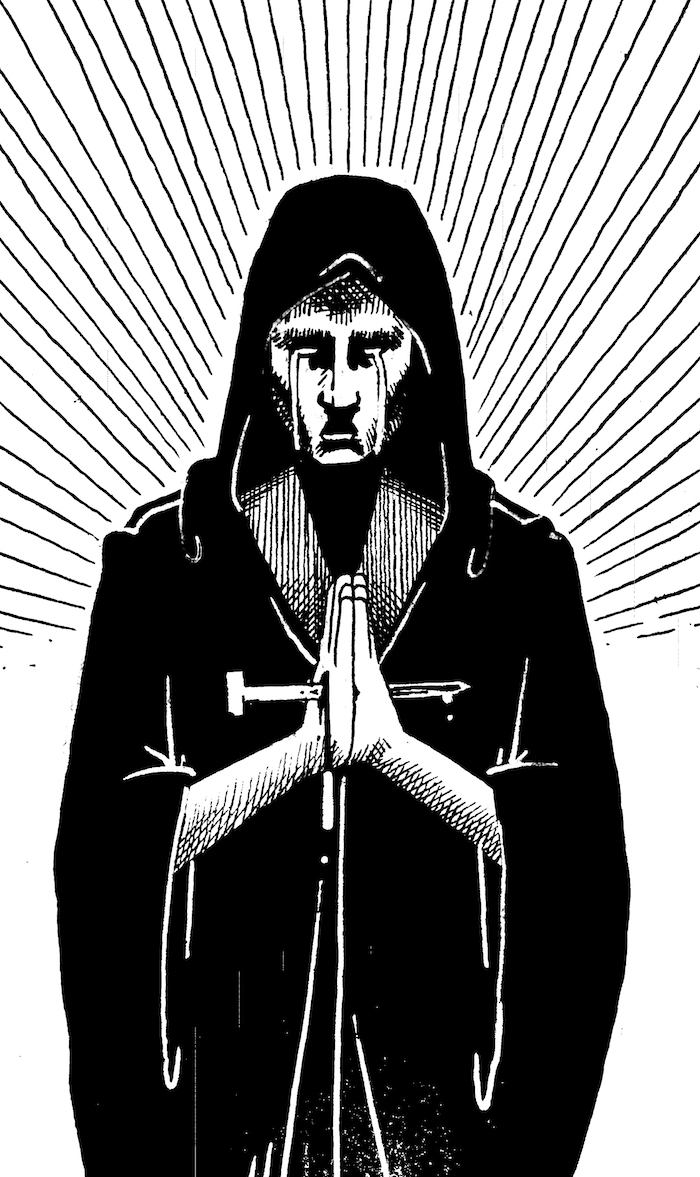 Spiritual Obedience Web. Traditional artwork by Neil Saldana-O'Brien.