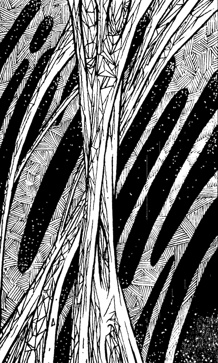 Diamond Bubblegum Web. Traditional artwork by Neil Saldana-O'Brien.