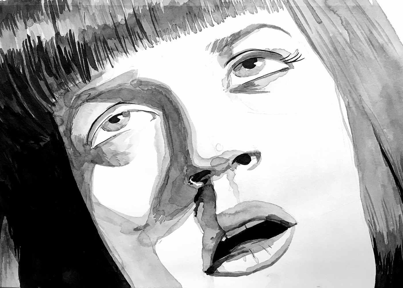 Dont Be A Square. Traditional artwork by Neil Saldana-O'Brien.