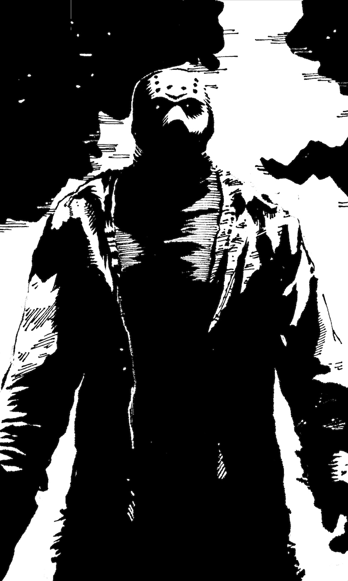 13 Web. Traditional artwork by Neil Saldana-O'Brien.