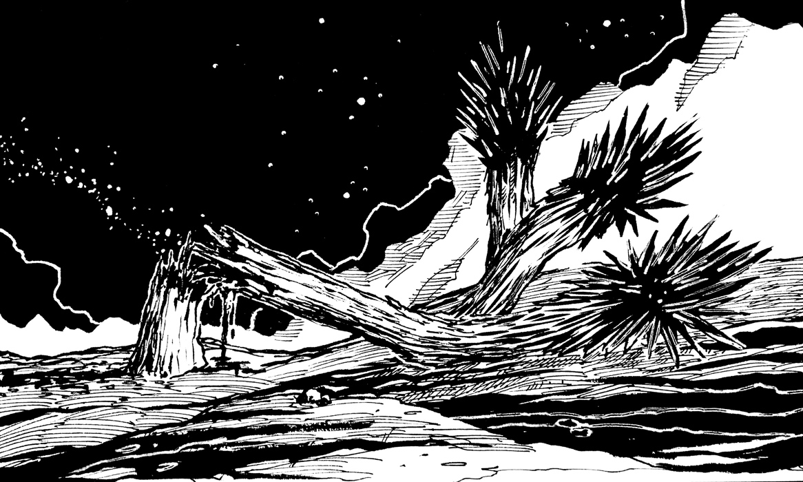 Wtfiwry. Traditional artwork by Neil Saldana-O'Brien.
