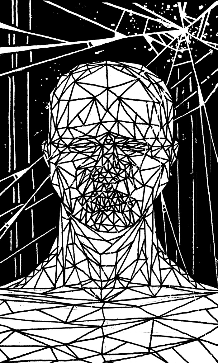 Glass. Traditional artwork by Neil Saldana-O'Brien.