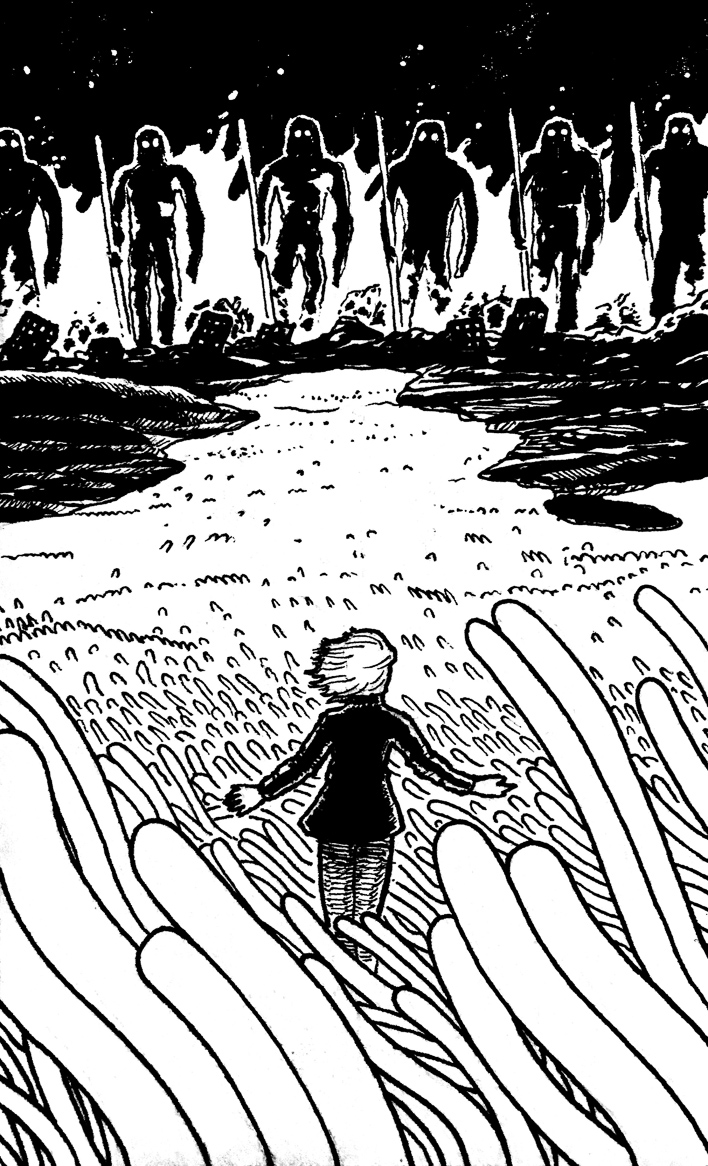 Nausicaa. Traditional artwork by Neil Saldana-O'Brien.