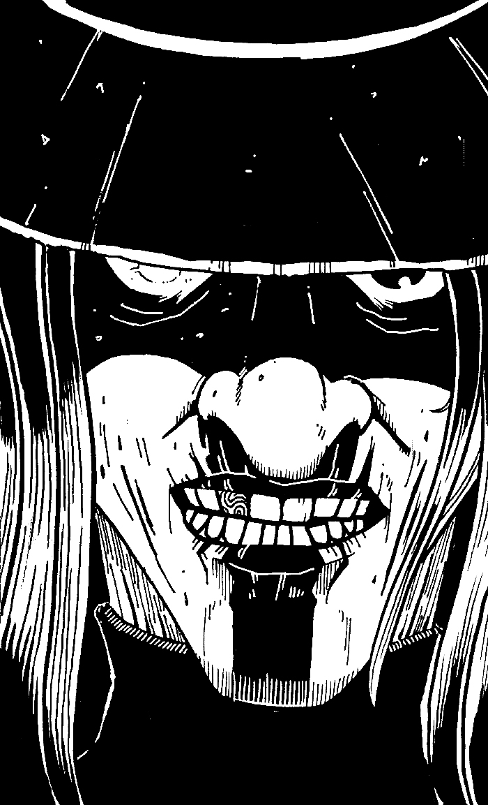 One-eyed Witch. Traditional artwork by Neil Saldana-O'Brien.